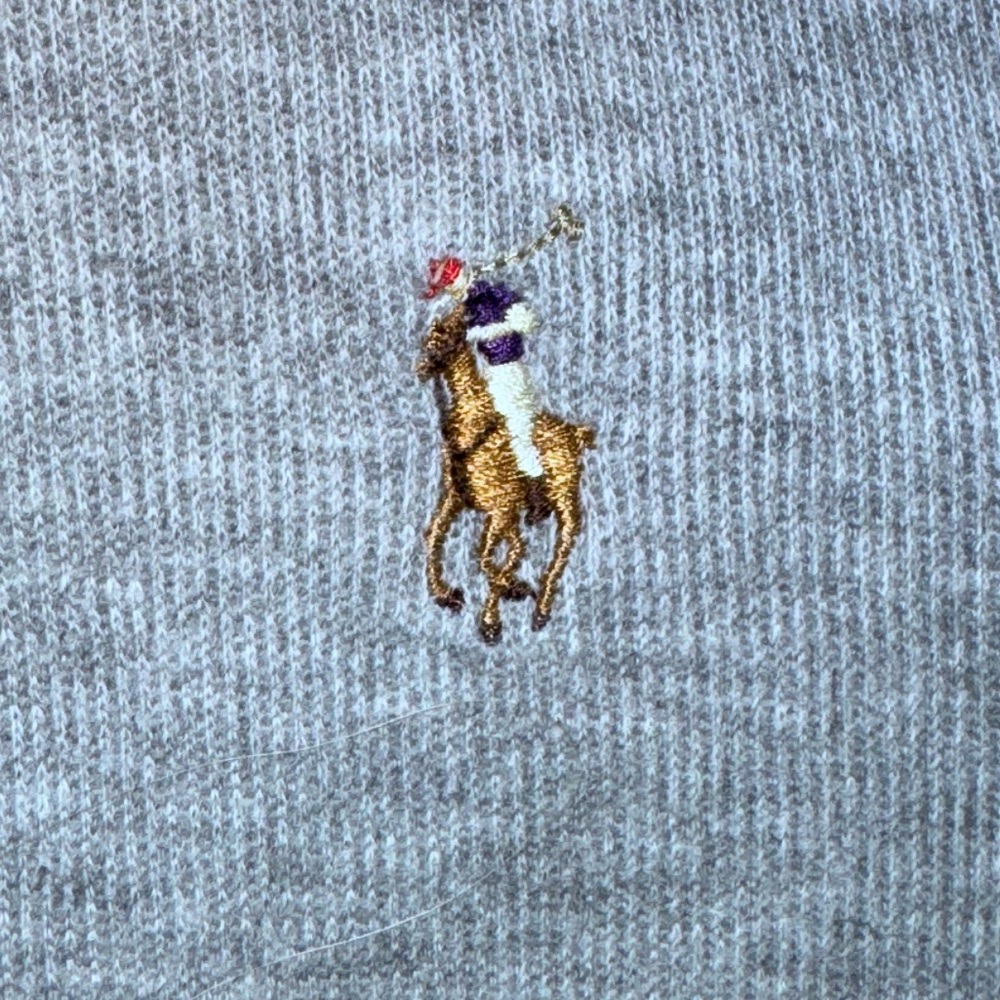 Wrn1X 💥 POLO Ralph Lauren Rib fit 1/2 zip pullover sweater Men’s size small - Picture 11 of 14